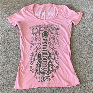Pink Official Opry March T-shirt ladies sz S